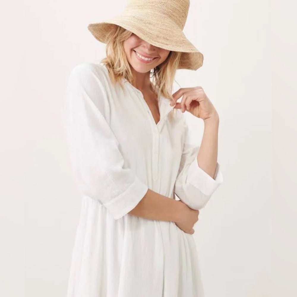 Jenni Kayne Women's Seersucker Shirtdress - Picture 2 of 15